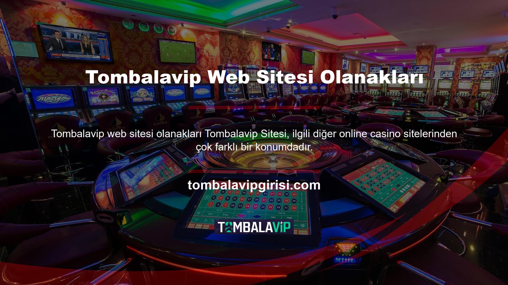 Tombalavip sitesi, yabancı menşeli ve mülkiyeti nedeniyle TİB tarafından yasa dışı casino sitesi olarak sınıflandırılmaktadır