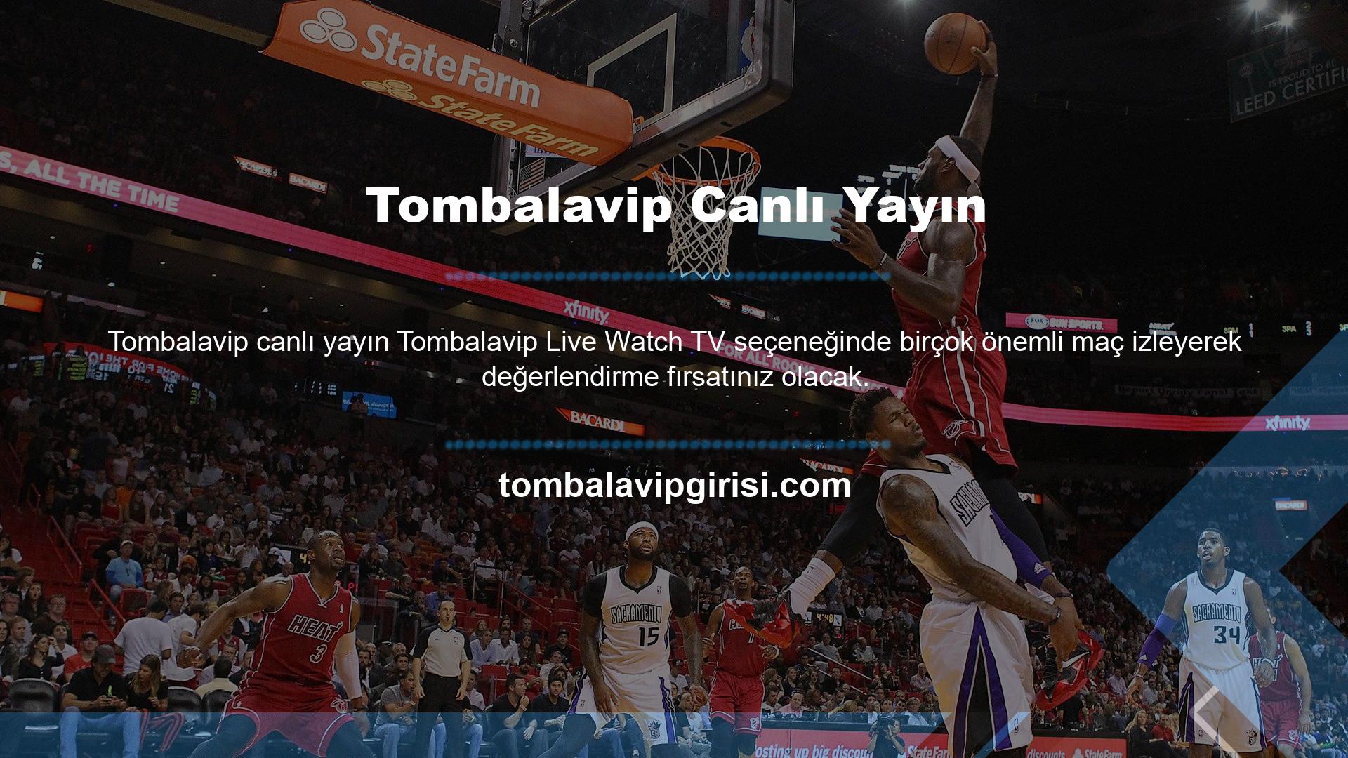 Bu, bir bahis şirketi olan Tombalavip web sitesidir